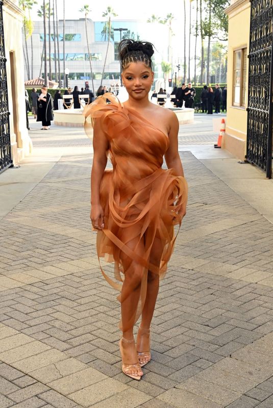 HALLE BAILEY at Vogue World: Hollywood 2025 at Paramount Studios in Los Angeles 10/26/2025