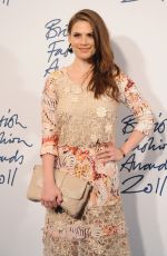 HAYLEY ATWELL at British Fashion Awards in London 11/28/2011