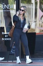 HILARY DUFF Leaves Bunda Gym After a Workout in Los Angeles 10/29/2025
