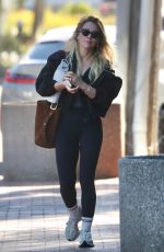 HILARY DUFF Leaves Bunda Gym After a Workout in Los Angeles 10/29/2025
