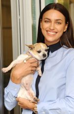 IRINA SHAYK at ASPCA Adoption Center in New York City 11/03/2015
