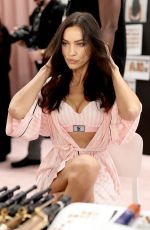IRINA SHAYK in the Backstage at Victoria