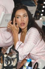 IRINA SHAYK in the Backstage at Victoria