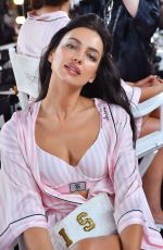 IRINA SHAYK in the Backstage at Victoria