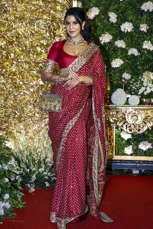 JACQUELINE FERNANDEZ at Ramesh Taurani Diwali Event in Mumbai 10/15/2025