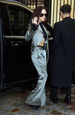 JENNA ORTEGA at Ann Demeulemeester Fashion Show at PFW in Paris 10/04/2025