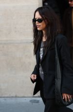 JENNA ORTEGA Out and About at Paris Fashion Week 09/30/2025