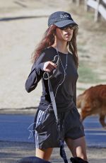 JENNA ORTEGA Out Hiking with Her Dog at Runyon Canyon in Los Angeles 10/12/2025