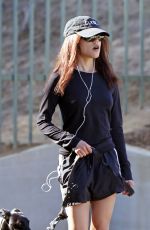 JENNA ORTEGA Out Hiking with Her Dog at Runyon Canyon in Los Angeles 10/12/2025