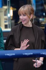 JENNIFER LAWRENCE at a Ribbon Cutting Ceremony for Longines Boutique in SoHo in New York City 10/29/2025