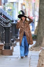JENNIFER LAWRENCE Getting Into Halloween Spirit in New York City 10/26/2025