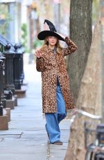 JENNIFER LAWRENCE Getting Into Halloween Spirit in New York City 10/26/2025