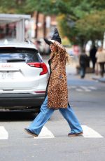 JENNIFER LAWRENCE Getting Into Halloween Spirit in New York City 10/26/2025