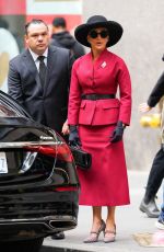 JENNIFER LOPEZ on the Set of The Last Mrs. Parrish in Midtown Manhattan 10/10/2025
