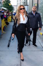JENNIFER LOPEZ Out at Hudson Square in New York City 10/07/2025