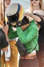 JESSICA ALBA on the Set of Her New Movie The Mark in Gold Coast 10/13/2025