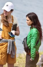 JESSICA ALBA on the Set of The Mark at Gold Coast in Australia 10/13/2025