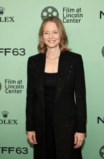 JODIE FOSTER at A Private Life Screening at 63rd New York Film Festival 10/05/2025