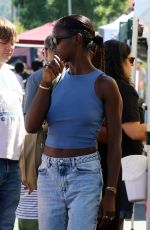 JODIE TURNER-SMITH Out Shopping at Farmers Market in Los Angeles 10/12/2025