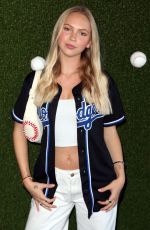 JORDYN JONES at Game 5 of World Series at Dodger Stadium in Los Angeles 10/29/2025