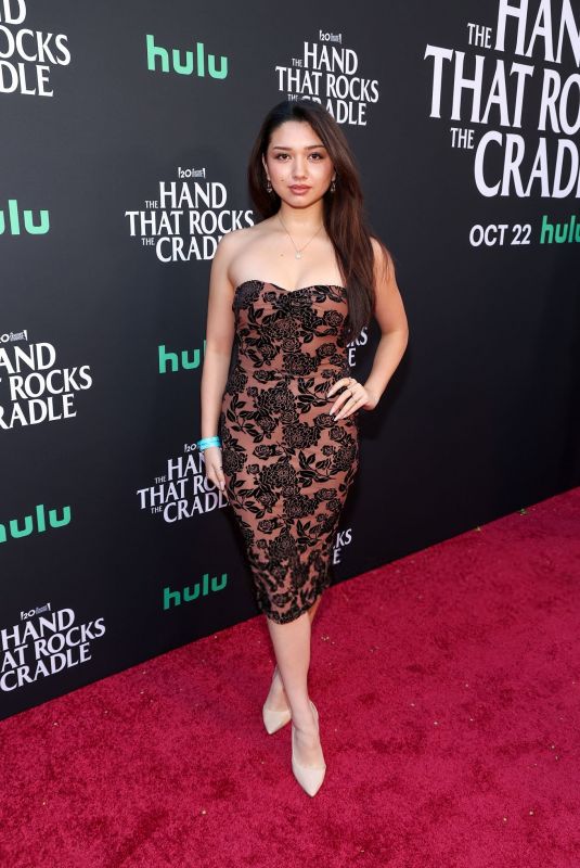 JULIA GARCIA at The Hand That Rocks The Cradle Premiere in Hollywood 10/15/2025
