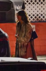 KAIA GERBER Out for Dinner with Friends at Pace Restaurant in Los Angeles 10/28/2025