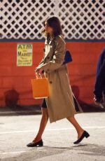 KAIA GERBER Out for Dinner with Friends at Pace Restaurant in Los Angeles 10/28/2025