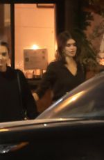 KAIA GERBER Out for Dinner with Friends in Los Angeles 10/12/2025