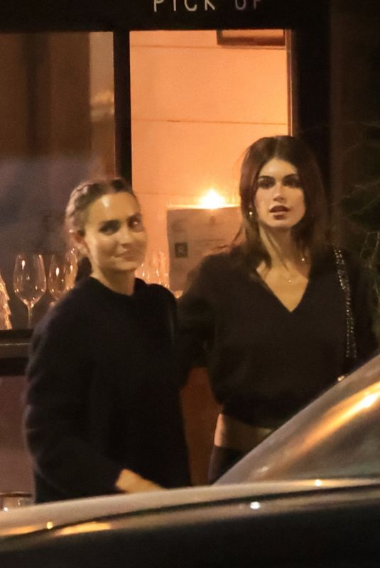 KAIA GERBER Out for Dinner with Friends in Los Angeles 10/12/2025