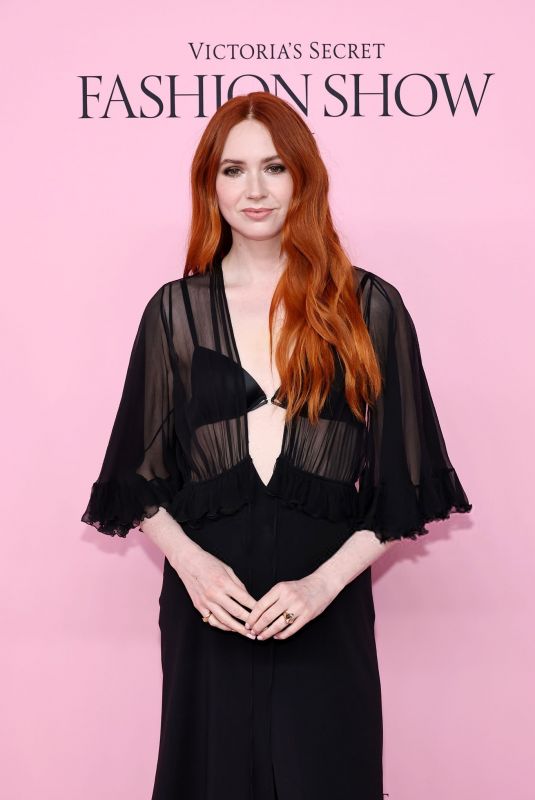 KAREN GILLAN at Victoria’s Secret Fashion Show 2025 in New York City 10/15/2025