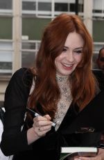 KAREN GILLAN Visits Radio One in London 11/21/2011