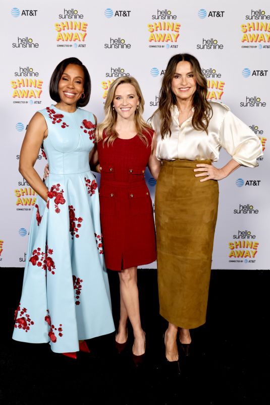 KAREN PITTMAN, REES WITHERSPOON and MARISKA HARGITAY at Hello Sunshine