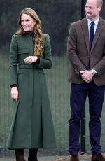 KATE MIDDLETON at Northern Ireland Fire & Rescue Service: Learning & Development College + Mallon Farm in Cookstown 10/14/2025