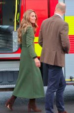 KATE MIDDLETON at Northern Ireland Fire & Rescue Service: Learning & Development College + Mallon Farm in Cookstown 10/14/2025