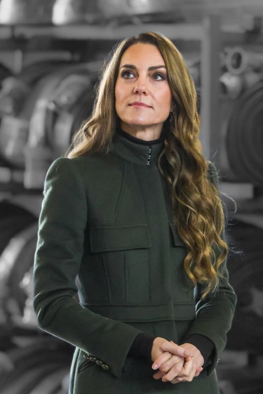 KATE MIDDLETON at Northern Ireland Fire & Rescue Service: Learning & Development College + Mallon Farm in Cookstown 10/14/2025