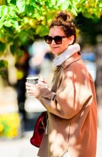 KATIE HOLMES Out and About in New York 10/24/2025
