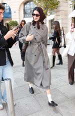 KENDALL JENNER Arrives at Schiaparelli Fittings in Paris 10/01/2025