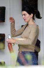 KENDALL JENNER at Field + Fort Cafe in Summerland 09/25/2025