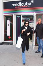 KENDALL JENNER at Medicube Pop Up in New York City 10/27/2025