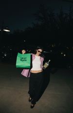KENDALL JENNER Makes Several Stops for Tailgate with 818 Powered by Uber Eats in Dallas 10/11/2025