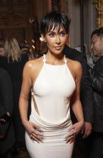 KIM KARDASHIAN Arrives at BoF500 Gala at Paris Fashion Week in Paris 10/04/2025