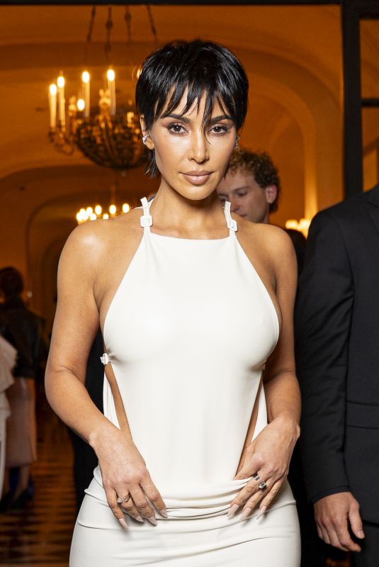 KIM KARDASHIAN Arrives at BoF500 Gala at Paris Fashion Week in Paris 10/04/2025