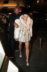 KIM KARDASHIAN Arrives at Leonardo DiCaprio