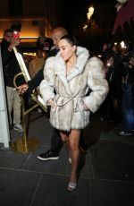 KIM KARDASHIAN Arrives at Leonardo DiCaprio
