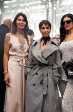 KIM KARDASHIAN Arrives at Maison Margiela Show at Paris Fashion Week 10/04/2025