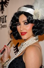 KIM KARDASHIAN at Pur Jeans Halloween Bash in Los Angeles 10/31/2008