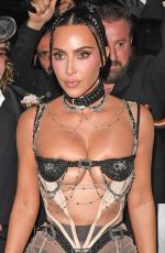 KIM KARDASHIAN Leaves Her Birthday Bash in London 10/23/2025