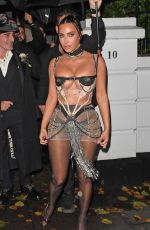KIM KARDASHIAN Leaves Her Birthday Bash in London 10/23/2025