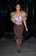 KIM KARDASHIAN Night Out in New York City 10/28/2025