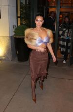 KIM KARDASHIAN Night Out in New York City 10/28/2025